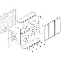 Шкаф-купе Arta Mobilei Armadio G2520 230x252x60 Anthracite фото №2 — интернет-магазин Desire.md