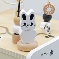 Premergător Moni 2in1 Wooden Activity Walker (W16E248) imaginea #5 — magazin online Desire.md