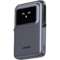 Acumulator extern Ugreen Uno Series Magnetic Wireless 10000mAh Space Gray (45327)