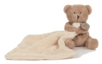 Pătură pentru bebeluși Doudou 70x100cm + Bear Toys Beige (DC3646)