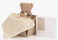 Pătură pentru bebeluși Doudou 70x100cm + Bear Toys Beige (DC3646) imaginea #3 — magazin online Desire.md