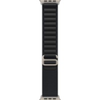 Ремешок Apple Watch 49mm Black Alpine Loop Large Natural Titanium Finish (MFTG4ZM/A)