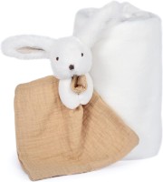 Плед для малышей Doudou Happy Wild Rabbit 70x10cm White/Brown (DC3978)