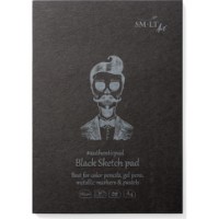 Скетчбук SMLT Authentic Calligraphy & Lettering pad A5 30pcs 170g (5EA-30/BLACK)