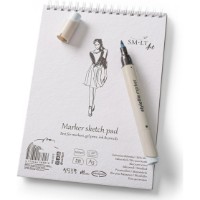 Sketchbook SMLT Authentic Marker A5 40pcs 100g (5MB-40TS) imaginea #3 — magazin online Desire.md