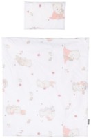 Lenjerie de pat pentru copii Chipolino Rabbit (KOSCLOSET0254BE )