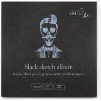 Sketchbook SMLT Black 9x9cm 32pcs 170g (FB-32(170)/BLACK/9)