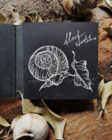 Sketchbook SMLT Black 9x9cm 32pcs 170g (FB-32(170)/BLACK/9) imaginea #4 — magazin online Desire.md