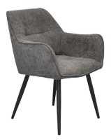 Scaun Evelin YTC-090B Dark Grey