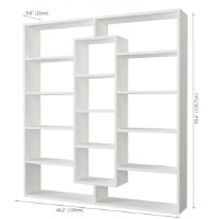 Etajeră Trendy Ample White 125x135.7x22cm GTR006021 imaginea #4 — magazin online Desire.md