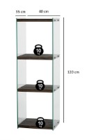 Etajeră Trendy Aqua Anthracit 120x40x35cm GTR000501 imaginea #6 — magazin online Desire.md