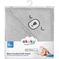 Полотенце для детей Akuku Bear Grey 100x100cm (A0662) фото №3 — интернет-магазин Desire.md