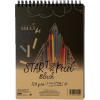 Скетчбук SMLT StartPad A5 20p 120gr Black (5PS-20/BLACK/TS/FSC)
