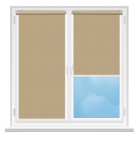 Rolete textile Msrolls Cross C 104 Brown 0.85x1.70m imaginea #1 — magazin online Desire.md