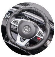 Mașinuța electrica Chipolino Mercedes Benz Slc 300 Black (ELKMBSLC251B) imaginea #10 — magazin online Desire.md
