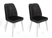 Scaun Trendy Alfa 497 Anthracit/White 90x50x49cm GTR006878 2pcs