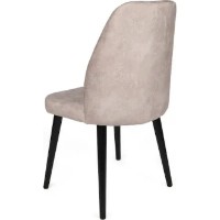 Стул Trendy Alfa 469 Cream/Black 90x50x49cm GTR006797 4pcs фото №3 — интернет-магазин Desire.md