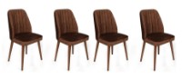 Scaun Trendy Alfa 466 Brown/Walnut 90x50x49cm GTR006794 4pcs imaginea #1 — magazin online Desire.md