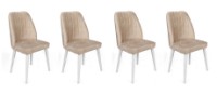Стул Trendy Alfa 494 Beige/White 90x50x49cm GTR006800 4pcs