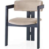 Стул Trendy CO 007 Black/Beige 76x58x49cm GTR005792