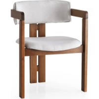 Стул Trendy CO 011 Walnut/Cream 76x58x49cm GTR006933 фото №3 — интернет-магазин Desire.md