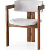 Стул Trendy CO 011 Walnut/Cream 76x58x49cm GTR006933