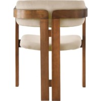 Стул Trendy CO 013 Walnut/Beige 76x58x49cm GTR005794 фото №4 — интернет-магазин Desire.md