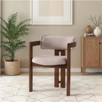 Стул Trendy Cozy 048 Walnut/Cream 57x76x44cm GTR005789 фото №2 — интернет-магазин Desire.md