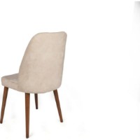 Стул Trendy Dallas 550 Beige/Walnut 90x50x49cm GTR006886 2pcs фото №3 — интернет-магазин Desire.md