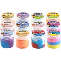 Пластилин Buki Slime 12 pcs (BKD169) фото №2 — интернет-магазин Desire.md