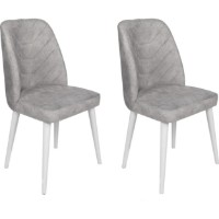 Стул Trendy Dallas 584 Grey/White 90x50x49cm GTR006893 2pcs