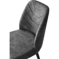 Стул Trendy Dallas 527 Anthracit/Black 90x50x49cm GTR006739 4pcs фото №6 — интернет-магазин Desire.md