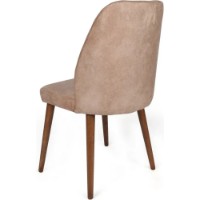 Стул Trendy Dallas 553 Mink/Walnut 90x50x49cm GTR006812 4pcs фото №4 — интернет-магазин Desire.md