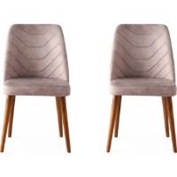 Стул Trendy Dallas 555 Beige/Black 90x50x49cm GTR006773 4pcs фото №3 — интернет-магазин Desire.md