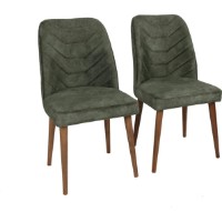 Стул Trendy Dallas 558 Dark Green/Black 90x50x49cm GTR006774 4pcs фото №7 — интернет-магазин Desire.md