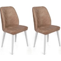 Стул Trendy Dallas 583 Mink/White 90x50x49cm GTR006817 4pcs фото №4 — интернет-магазин Desire.md