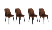 Стул Trendy Dallas 526 Brown/Black 90x50x49cm GTR006810 4pcs