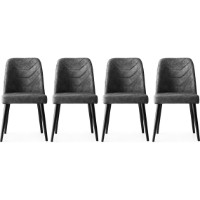 Стул Trendy Dallas 527 Anthracit/Black 90x50x49cm GTR006739 4pcs