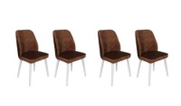 Стул Trendy Dallas 586 Brown/White 90x50x49cm GTR006819 4pcs