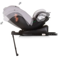 Scaun auto pentru copii Chipolino Tourino I-SIZE Isofix 360 40-150cm Ash Grey (STKTRN02404AS) imaginea #2 — magazin online Desire.md