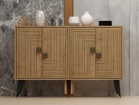 Тумба Trendy Ahart Oak Sapphire/Gold 120x80x30cm GTR006239