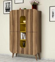 Тумба Trendy Al meu Walnut/Yellow 93x144x31cm GTR006623 фото №2 — интернет-магазин Desire.md