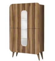 Тумба Trendy Al meu Walnut/White 93x144x31cm GTR006620 фото №3 — интернет-магазин Desire.md