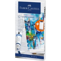 Художественные краски Faber-Castell Acrylic Colour 379212 12pcs