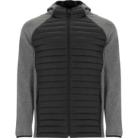 Geacă pentru bărbați Roly Minsk 1120 Black/Heather Black, s.L
