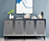 Dulăpior Trendy Bare Anthracit/Silver 150x80x40cm GTR006315