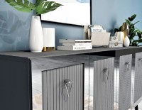 Dulăpior Trendy Bare Anthracit/Silver 150x80x40cm GTR006315 imaginea #2 — magazin online Desire.md