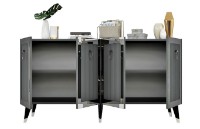 Dulăpior Trendy Bare Anthracit/Silver 150x80x40cm GTR006315 imaginea #4 — magazin online Desire.md