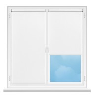 Rolete textile Msrolls Velura 001 White 0.85x1.70m imaginea #1 — magazin online Desire.md