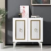 Dulăpior Trendy Capri White/Gold 79x75x40cm GTR006284